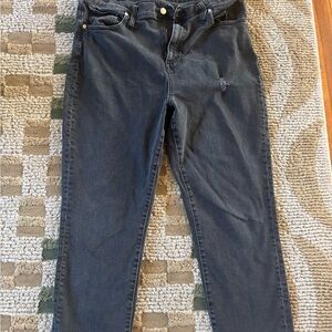 Madewell the high rise slim crop boyjean